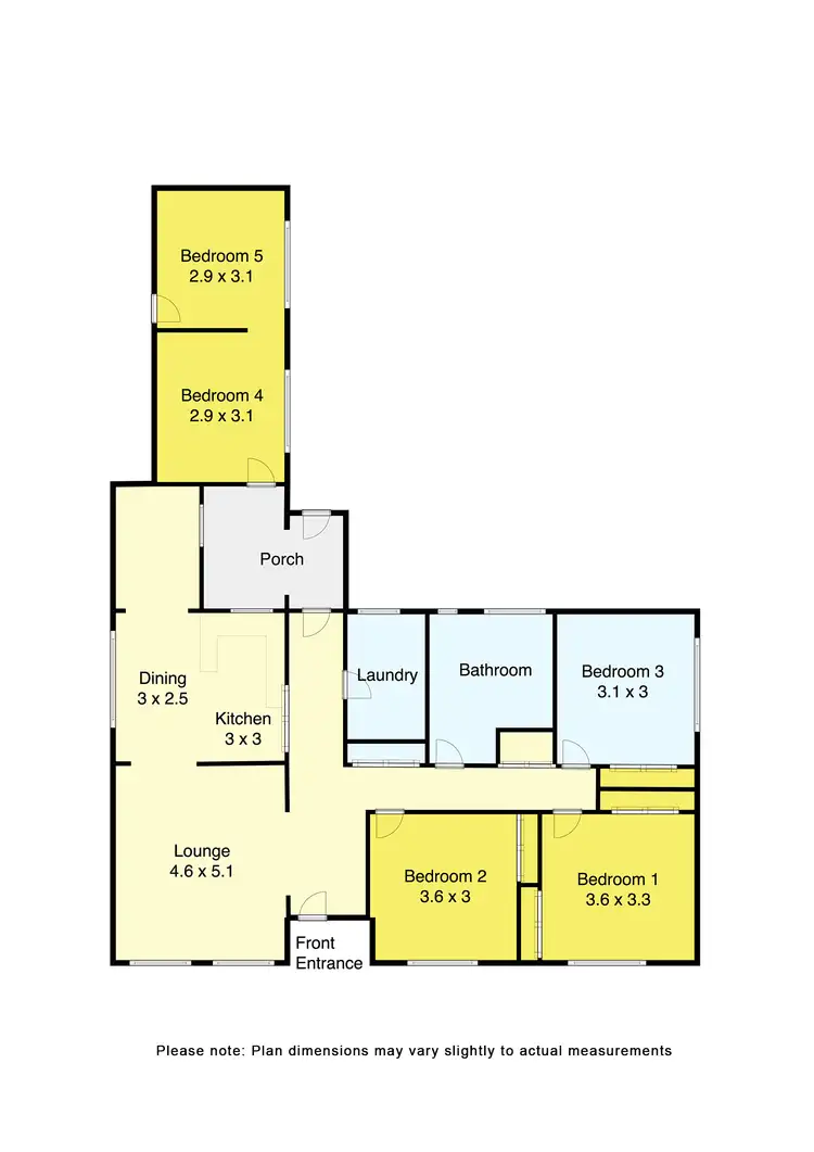 Floorplan of Homely house listing, 91 Finchs Road, Smythes Creek VIC 3351