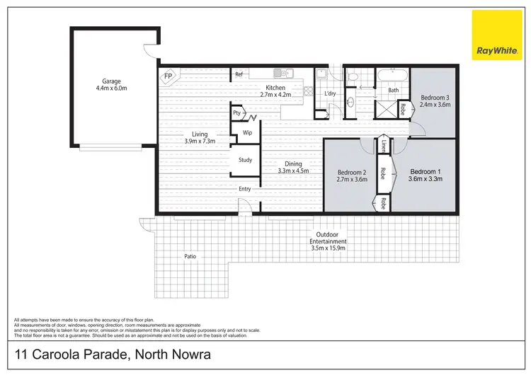 Floorplan of Homely house listing, 11 Caroola Parade, North Nowra NSW 2541