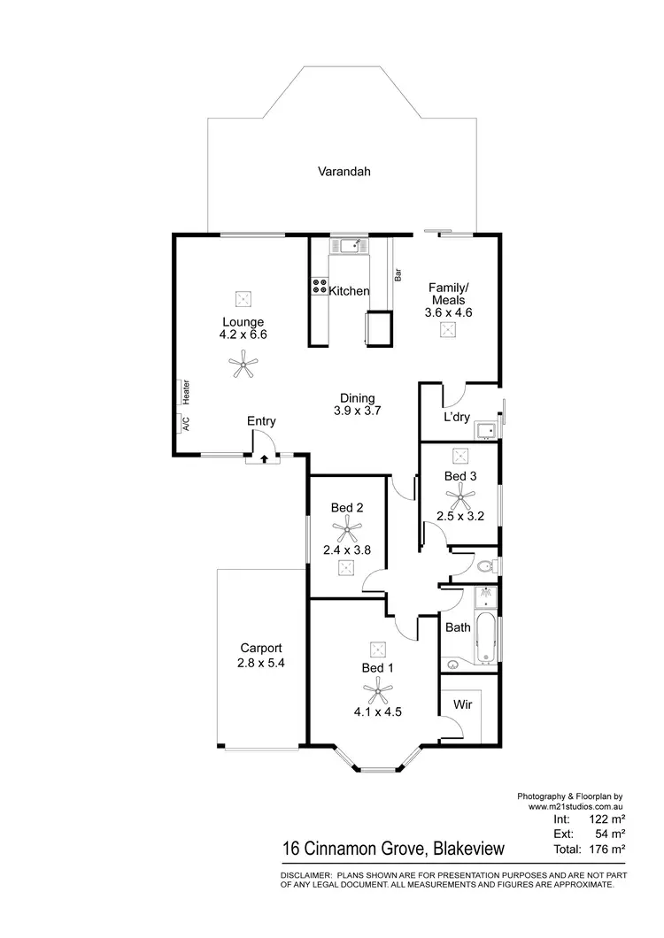 Floorplan of Homely house listing, 16 Cinnamon Grove, Blakeview SA 5114
