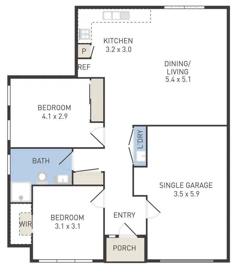 Floorplan of Homely house listing, 23 Wedgebill Circuit, Werribee VIC 3030
