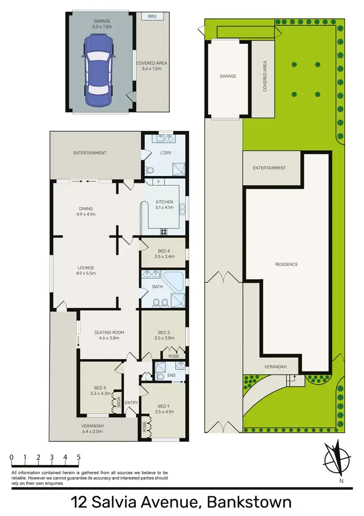 Floorplan of Homely house listing, 12 Salvia Avenue, Bankstown NSW 2200