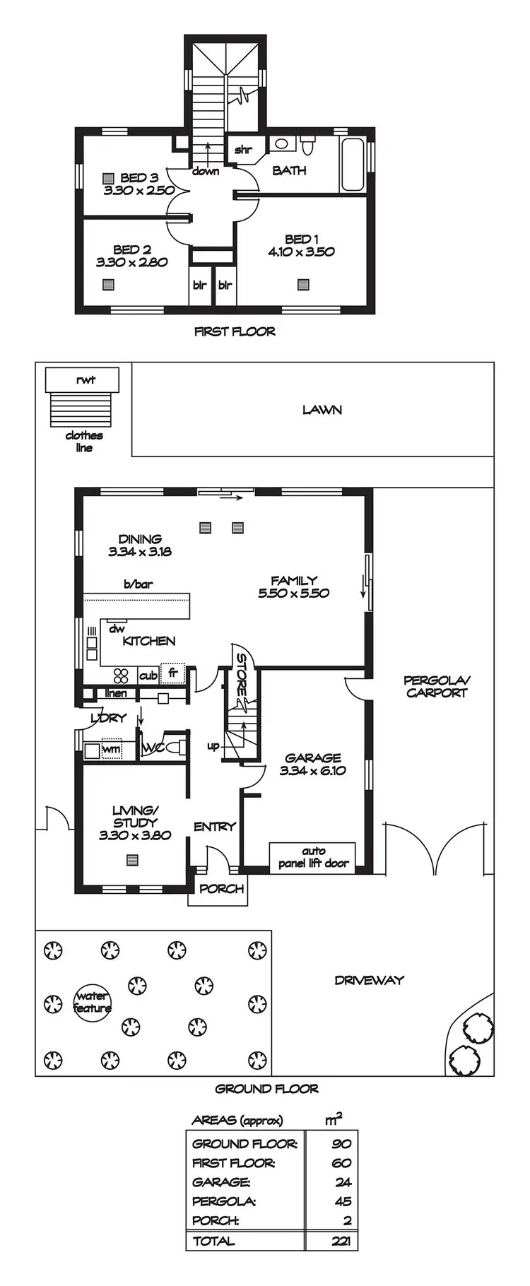 Floorplan of Homely house listing, 1B Milton Avenue, Tranmere SA 5073