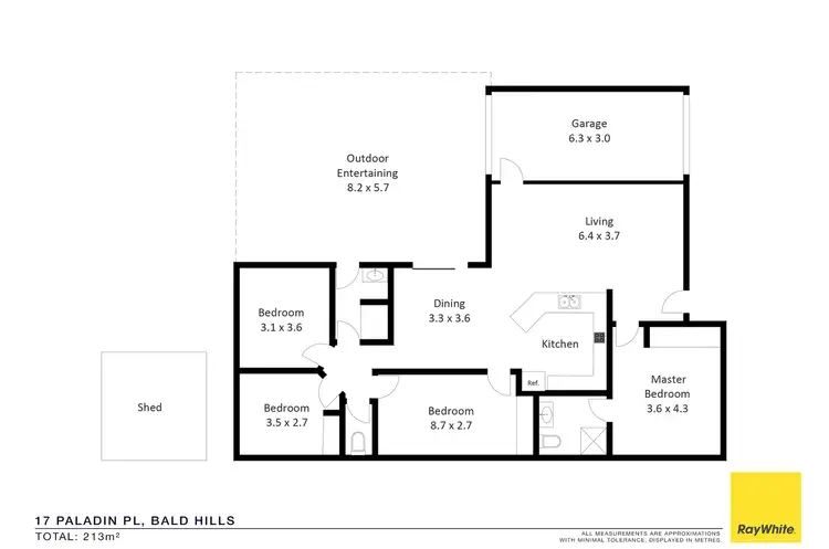 Floorplan of Homely house listing, 17 Paladin Place, Bald Hills QLD 4036