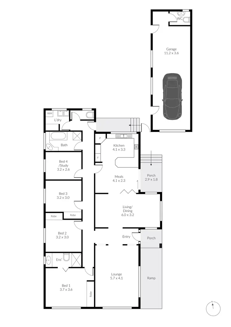 Floorplan of Homely house listing, 104 Goldsworthy Road, Corio VIC 3214
