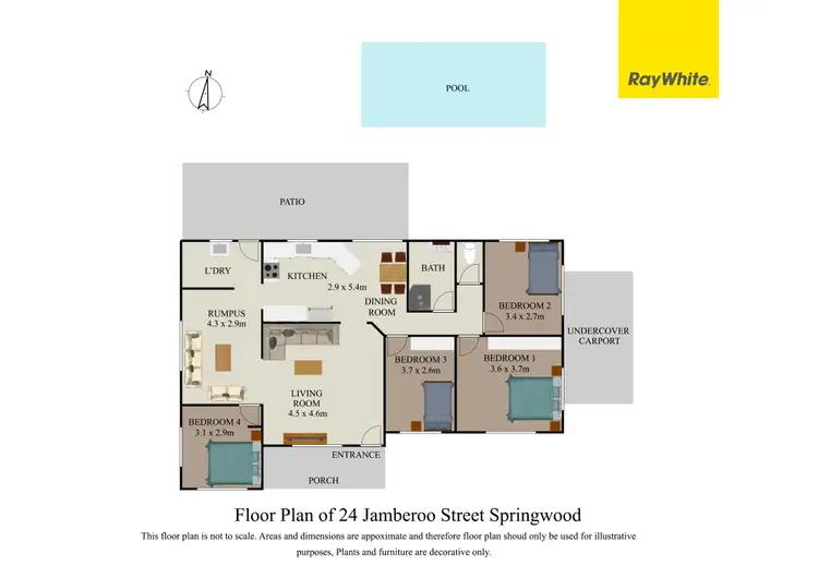 Floorplan of Homely house listing, 24 Jamberoo Street, Springwood QLD 4127