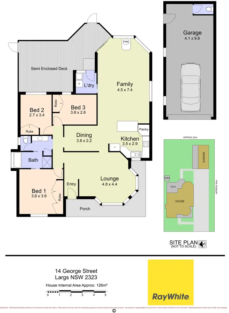 Floorplan of Homely house listing, 14 George Street, Largs NSW 2320