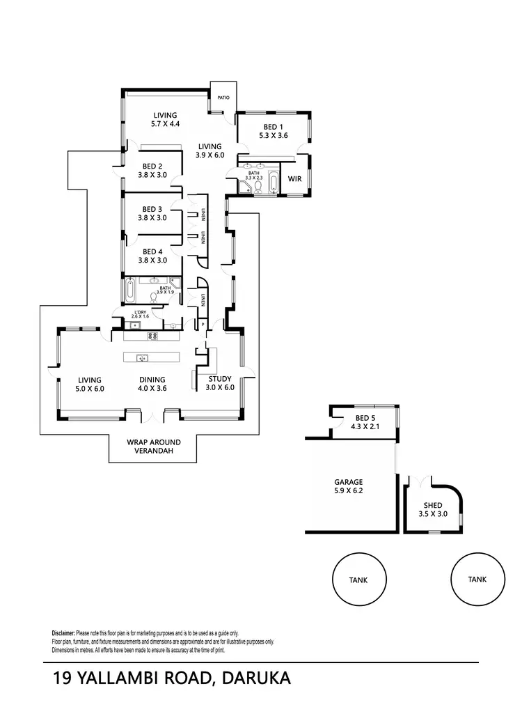 Floorplan of Homely house listing, 19 Yallambi Road, Tamworth NSW 2340
