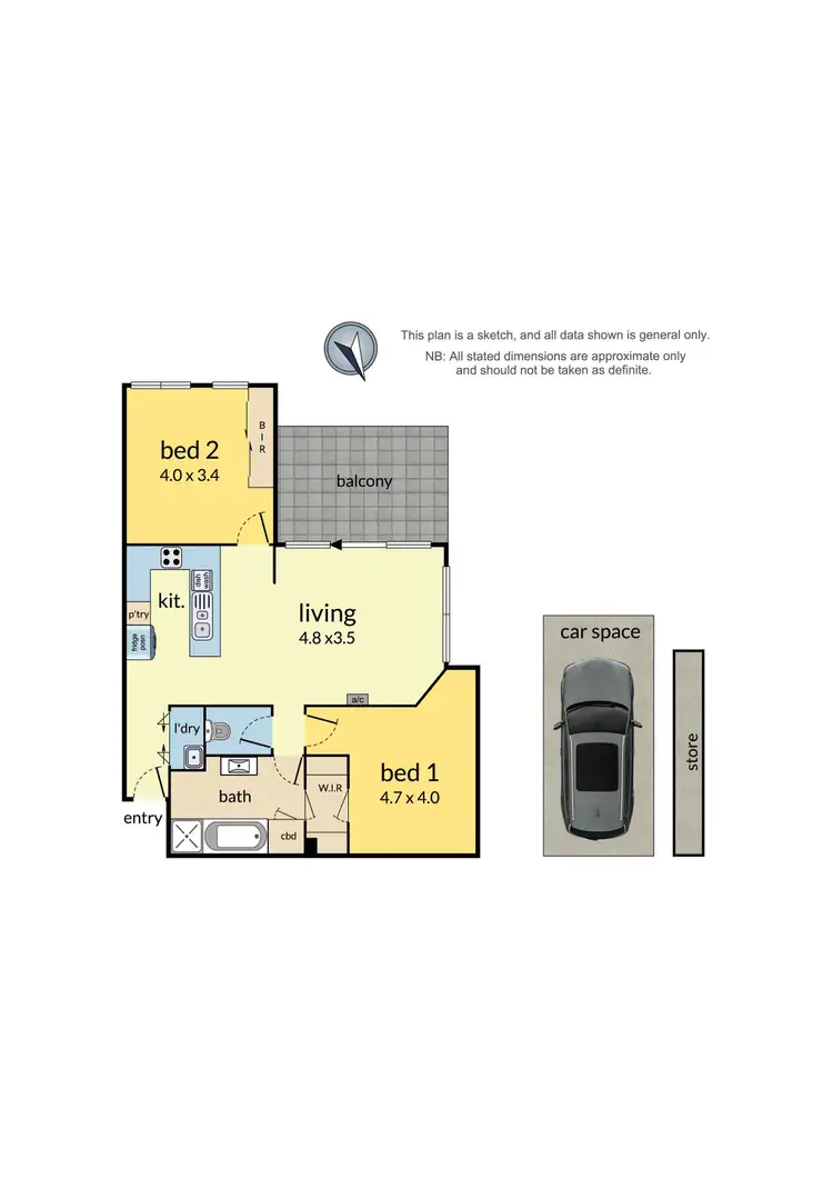 Floorplan of Homely apartment listing, G04/7 Birch Street, Bayswater VIC 3153