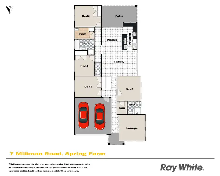 Floorplan of Homely house listing, 7 Millman Road, Spring Farm NSW 2570