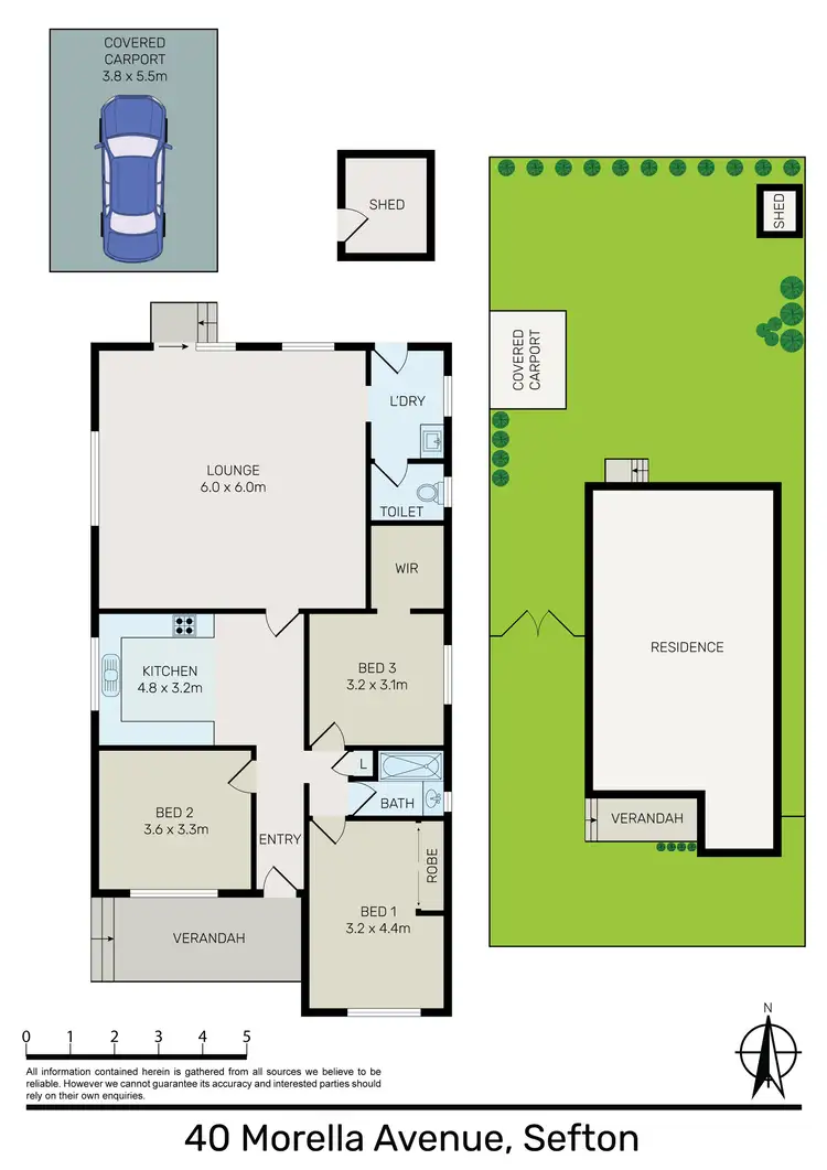 Floorplan of Homely house listing, 40 Morella Avenue, Sefton NSW 2162