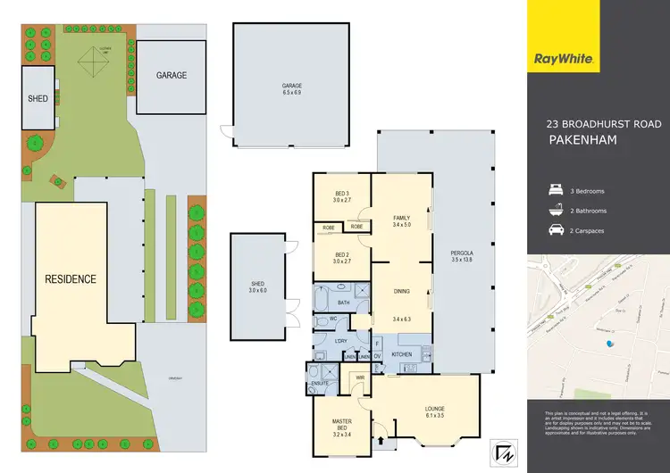 Floorplan of Homely house listing, 23 Broadhurst Road, Pakenham VIC 3810