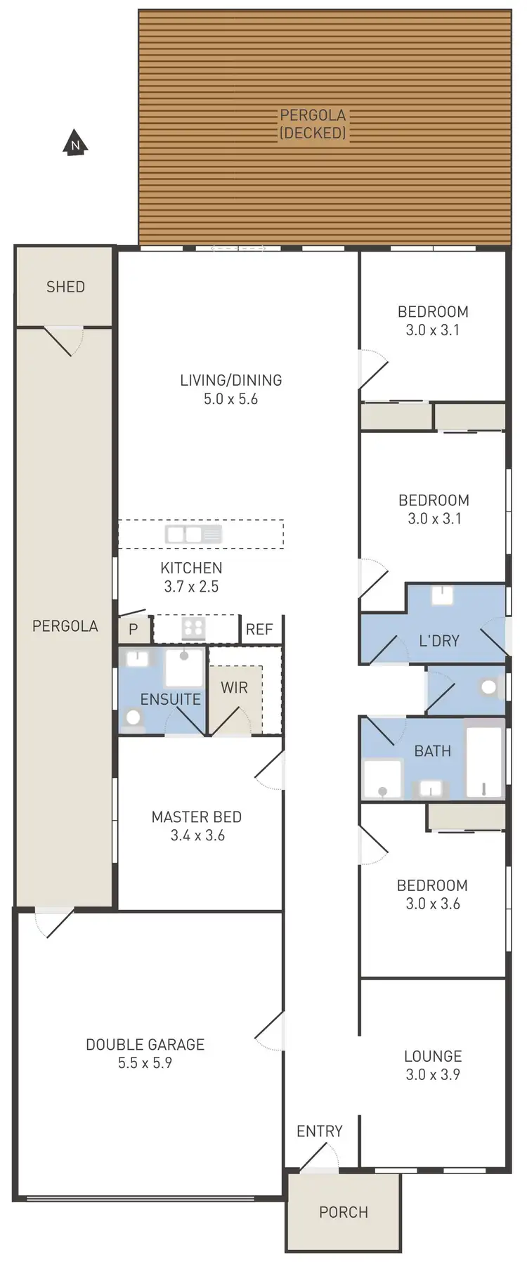 Floorplan of Homely house listing, 15 Kalorama Street, Tarneit VIC 3029