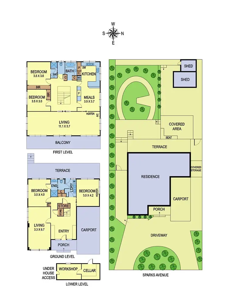 Floorplan of Homely house listing, 15 Sparks Avenue, Burwood VIC 3125