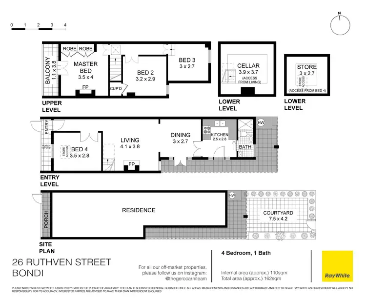 Floorplan of Homely house listing, 26 Ruthven Street, Bondi Junction NSW 2022
