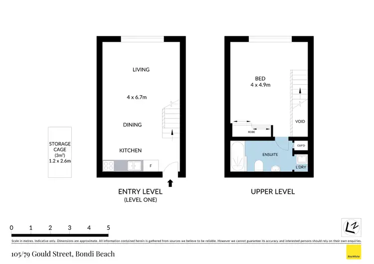 Floorplan of Homely apartment listing, 105/79 Gould Street, Bondi Beach NSW 2026