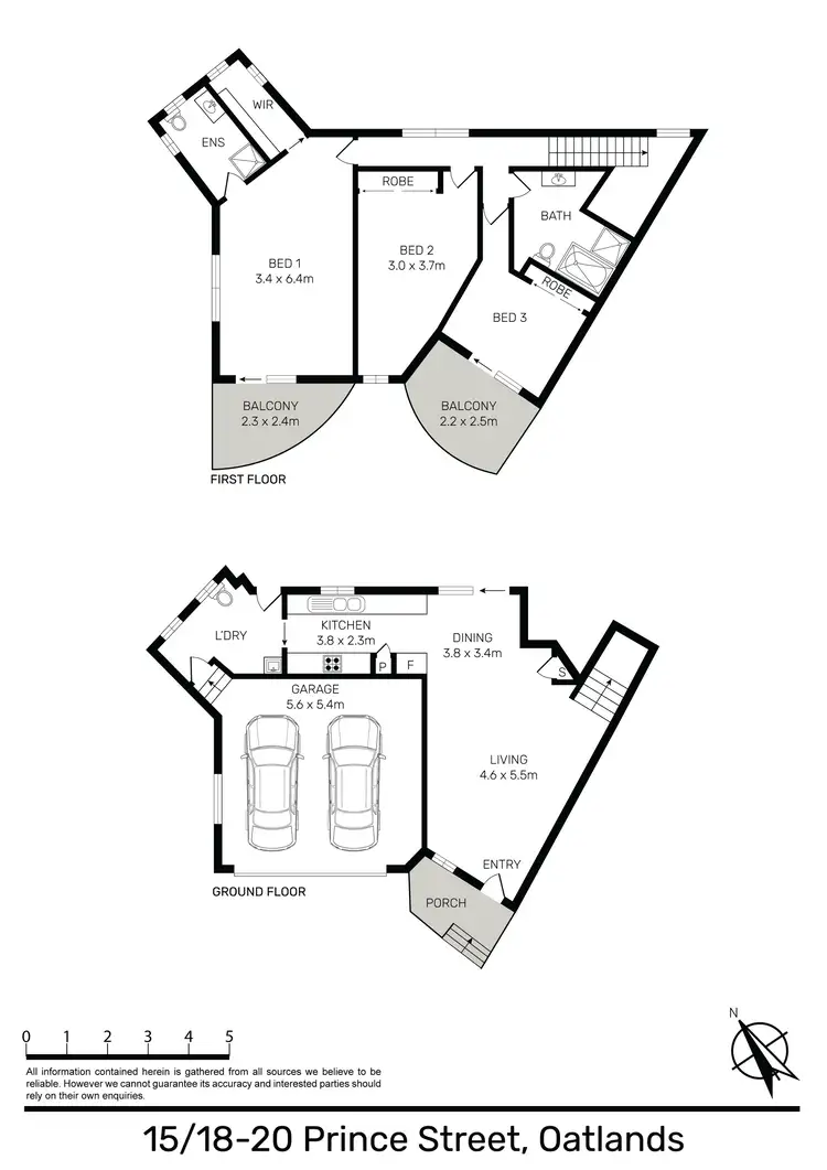 Floorplan of Homely townhouse listing, 15/18-20 Prince Street, Oatlands NSW 2117