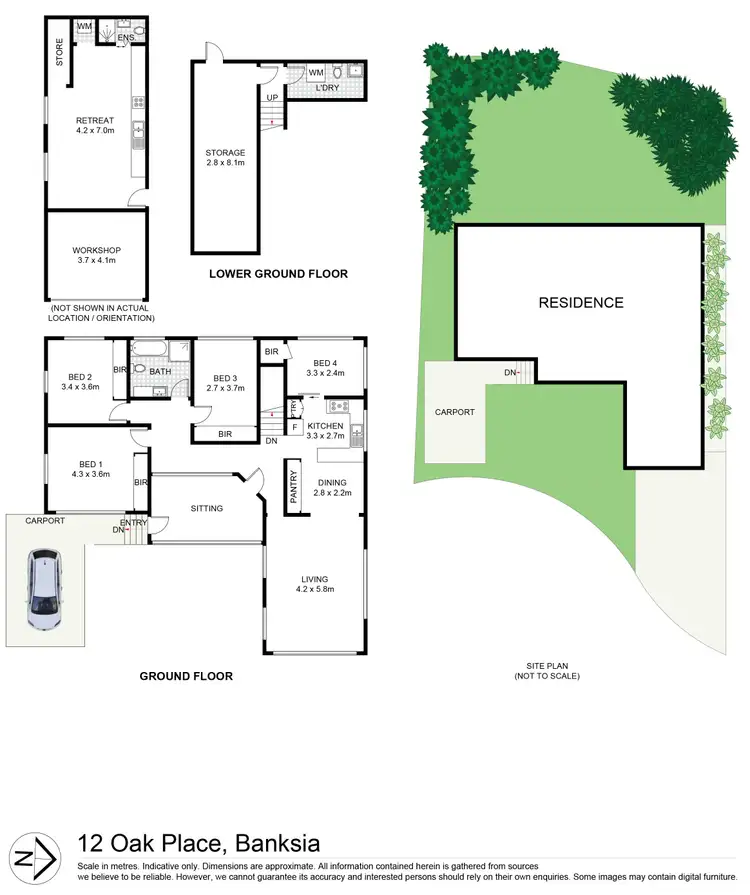Floorplan of Homely house listing, 12 Oak Place, Banksia NSW 2216