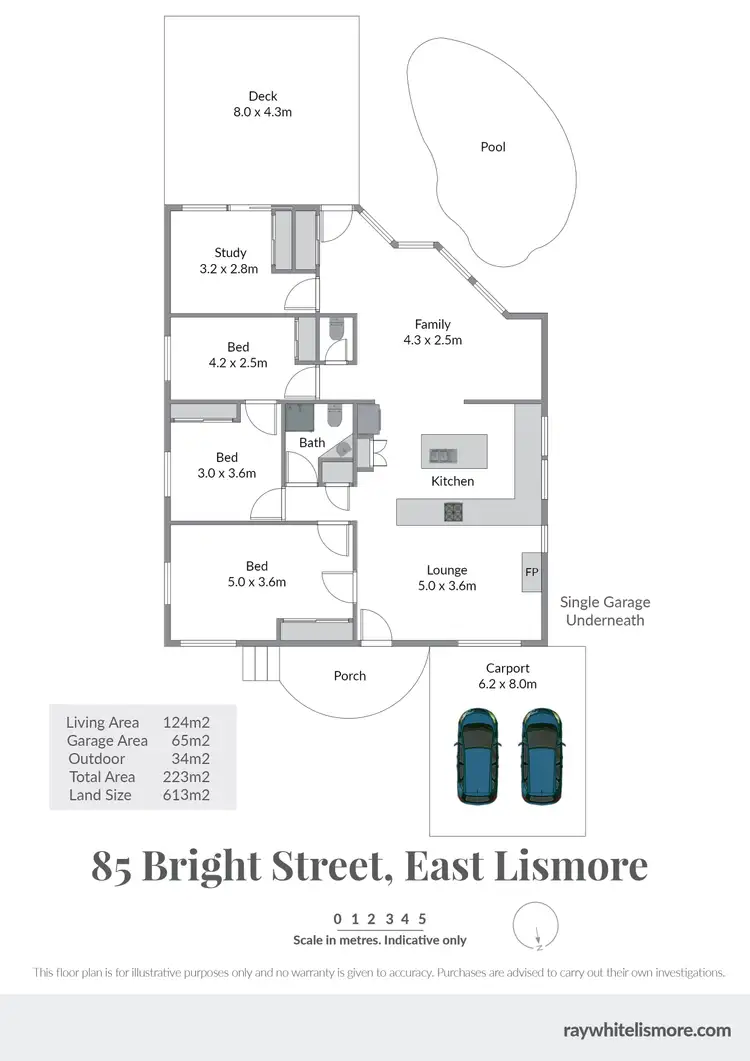 Floorplan of Homely house listing, 85 Bright Street, East Lismore NSW 2480