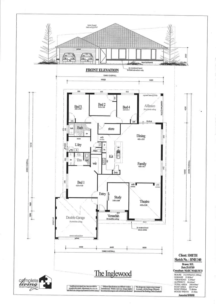 Floorplan of Homely house listing, 26 Makybe Drive, Baldivis WA 6171