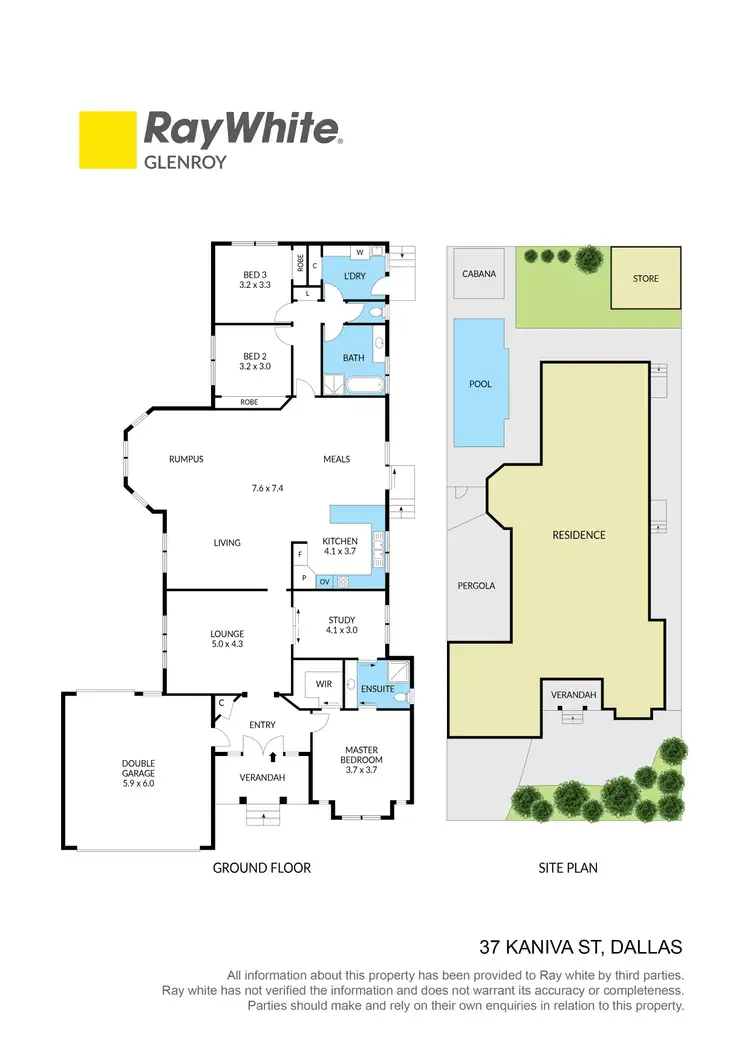 Floorplan of Homely house listing, 37 Kaniva Street, Dallas VIC 3047