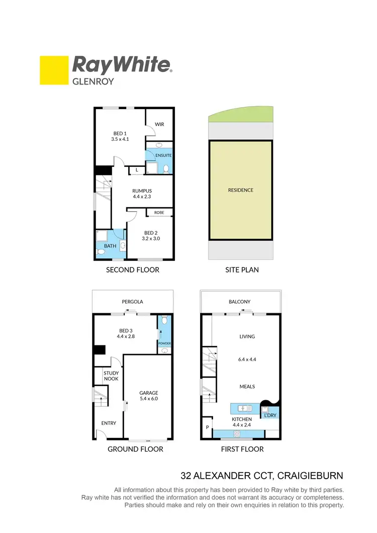 Floorplan of Homely townhouse listing, 32 Alexander Circuit, Craigieburn VIC 3064