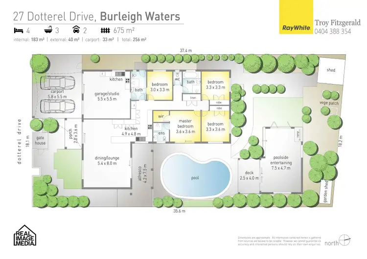 Floorplan of Homely house listing, 27 Dotterel Drive, Burleigh Waters QLD 4220
