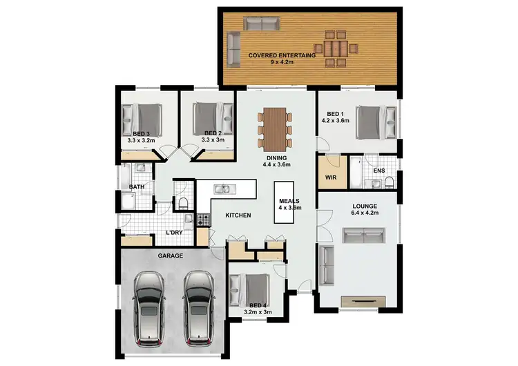 Floorplan of Homely house listing, 23 Dandenong Street, Forest Lake QLD 4078