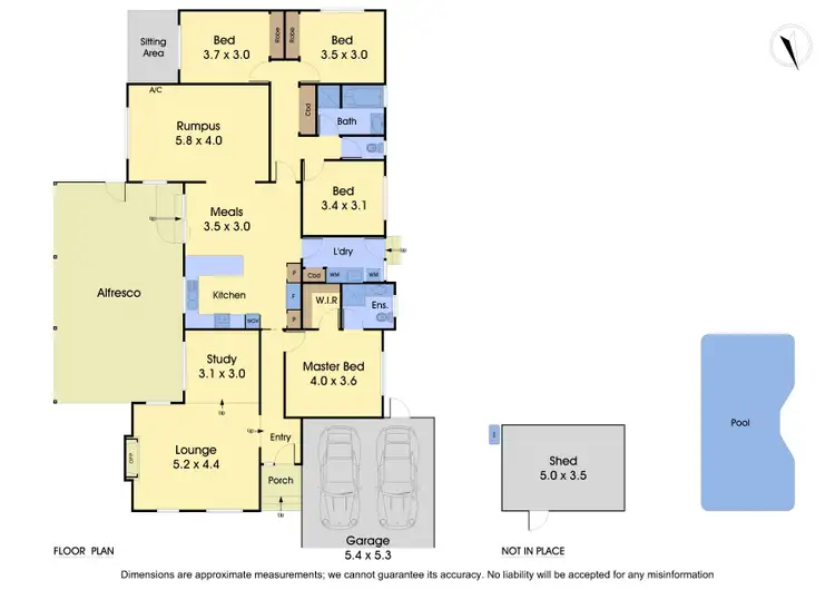 Floorplan of Homely house listing, 4 Fromelles Court, Wantirna South VIC 3152