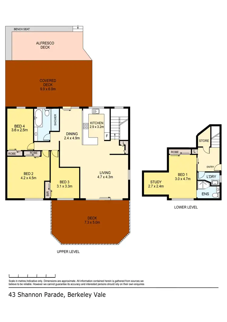 Floorplan of Homely house listing, 43 Shannon Parade, Berkeley Vale NSW 2261