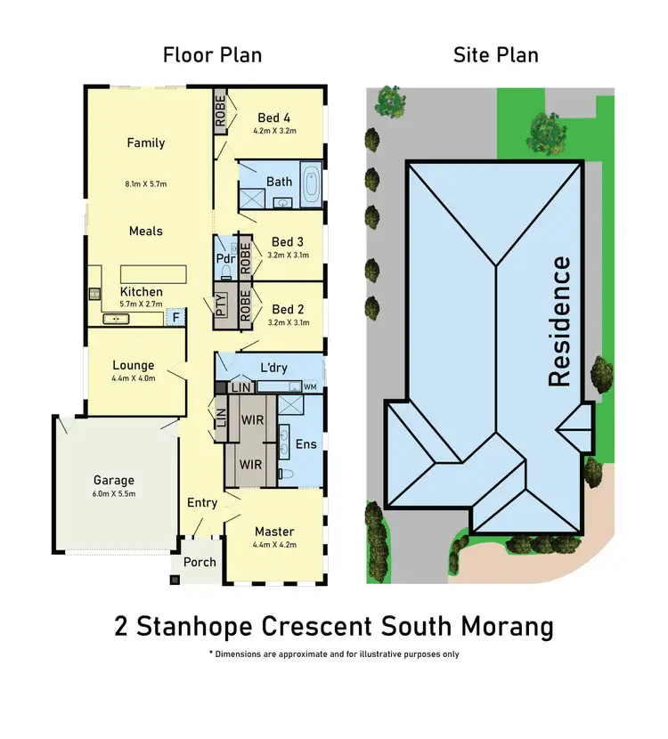 Floorplan of Homely house listing, 2 Stanhope Crescent, South Morang VIC 3752