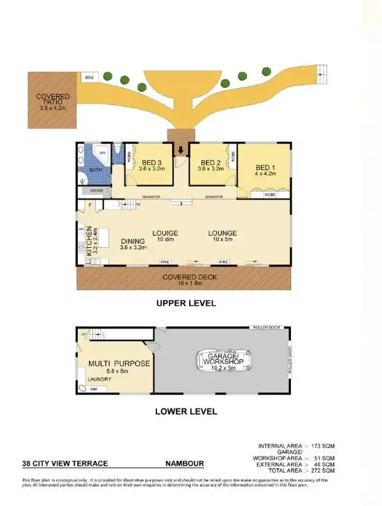 Floorplan of Homely house listing, 40 City View Terrace, Nambour QLD 4560