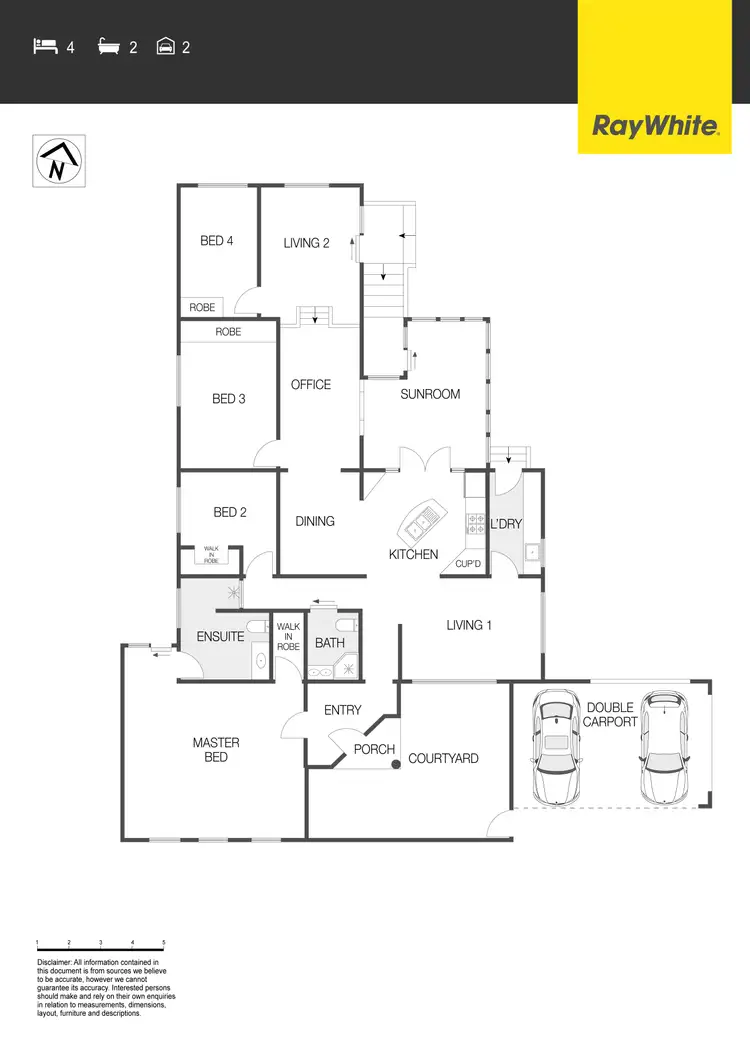 Floorplan of Homely house listing, 5 Etheridge Street, Page ACT 2614
