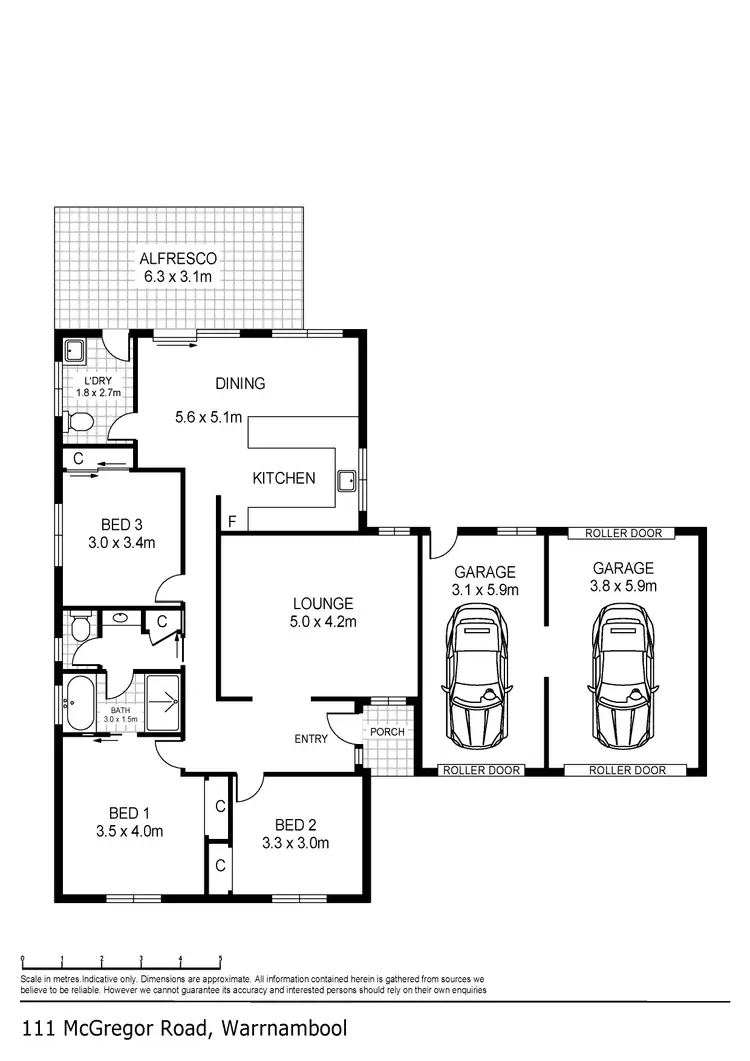 Floorplan of Homely house listing, 111 McGregors Road, Warrnambool VIC 3280