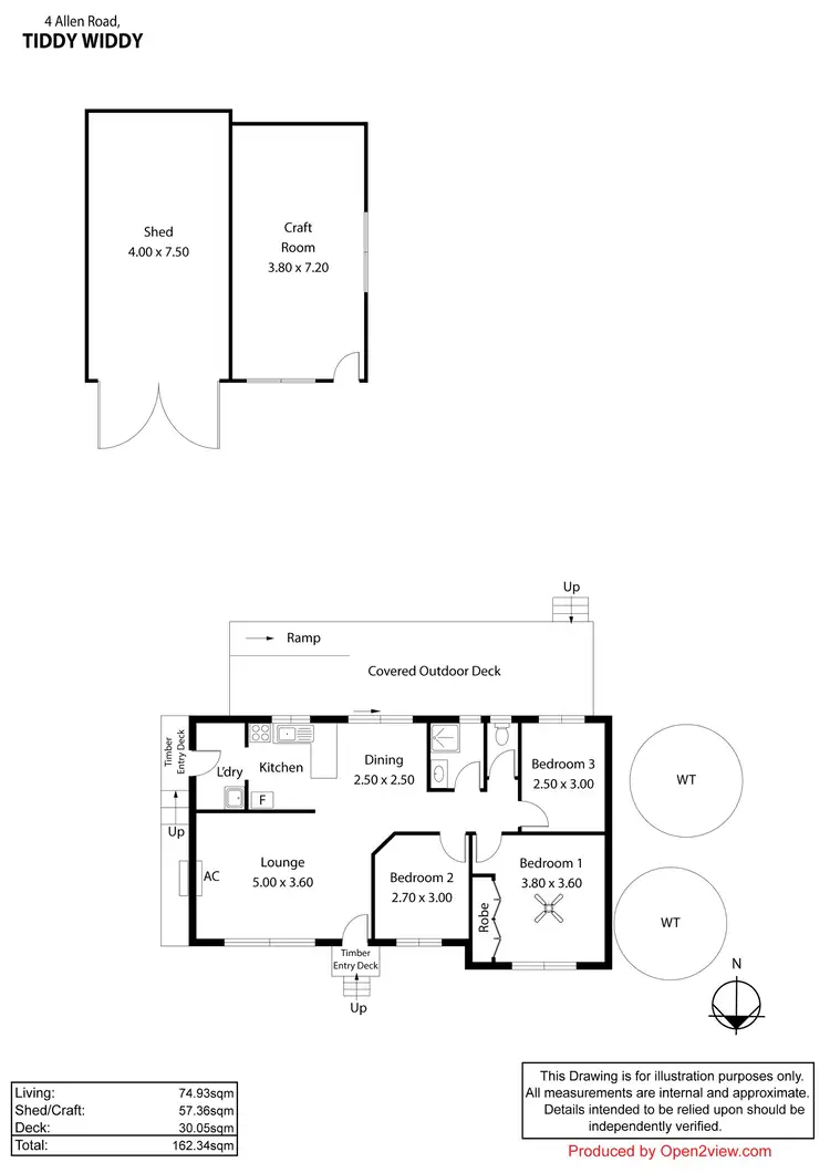 Floorplan of Homely house listing, 4 Allen Road, Tiddy Widdy Beach SA 5571