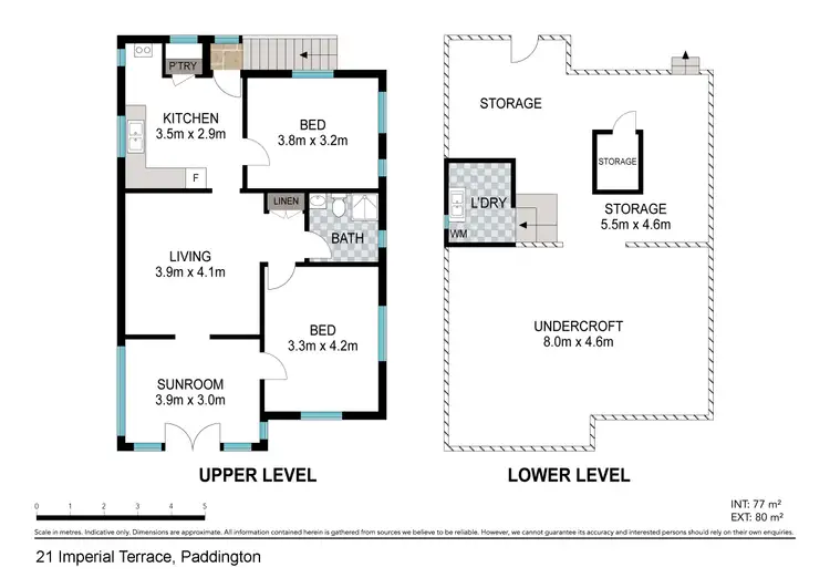 Floorplan of Homely house listing, 21 Imperial Terrace, Paddington QLD 4064