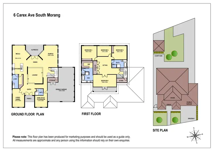 Floorplan of Homely house listing, 6 Carex Way, South Morang VIC 3752