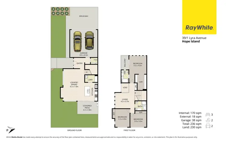 Floorplan of Homely house listing, 39/1 Lyra Avenue, Hope Island QLD 4212
