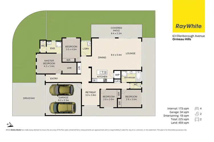 Floorplan of Homely house listing, 63 Ellenborough Avenue, Ormeau Hills QLD 4208
