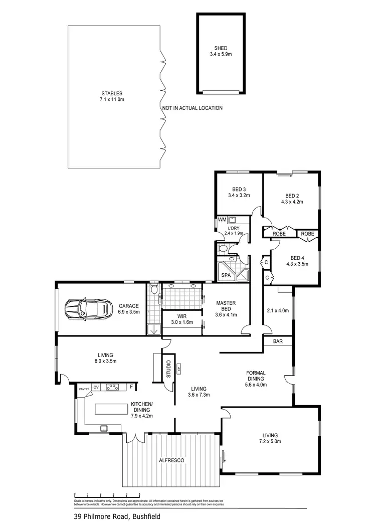 Floorplan of Homely house listing, 39 Philmore Road, Bushfield VIC 3281