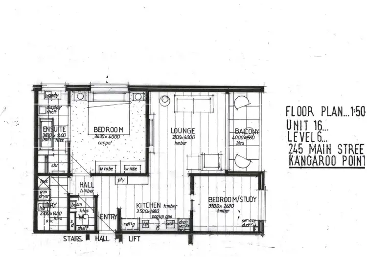 Floorplan of Homely apartment listing, 16/245 Main Street, Kangaroo Point QLD 4169