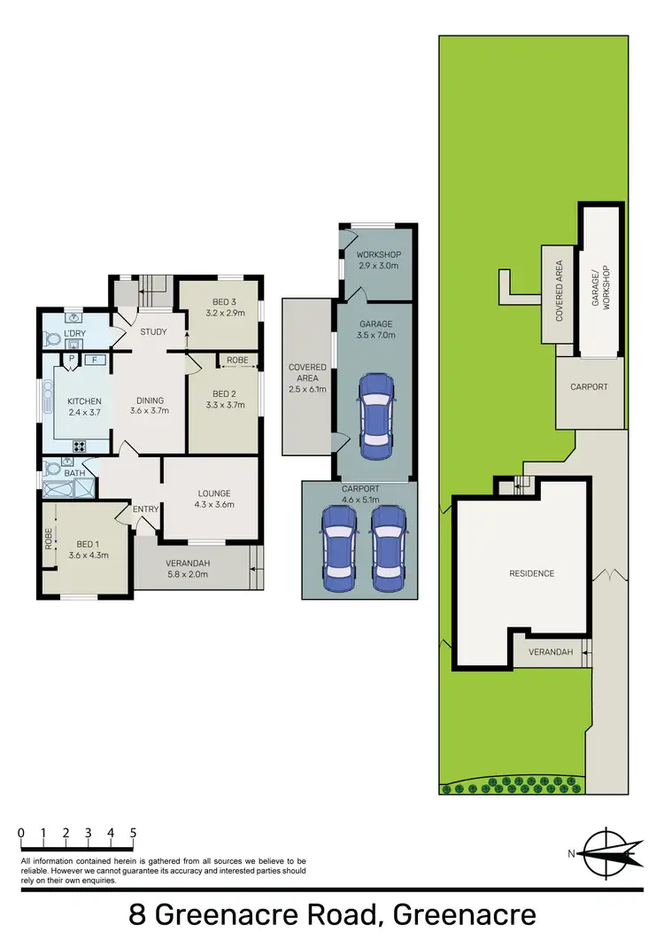 Floorplan of Homely house listing, 8 Greenacre Road, Greenacre NSW 2190