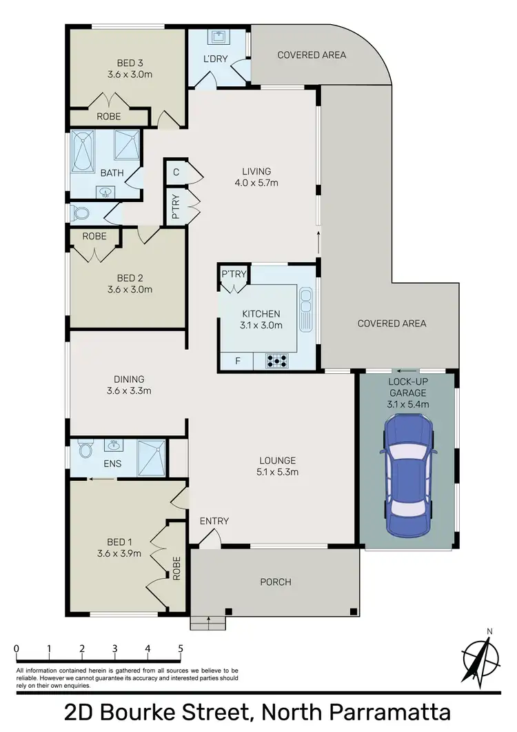 Floorplan of Homely house listing, 2D Bourke Street, North Parramatta NSW 2151