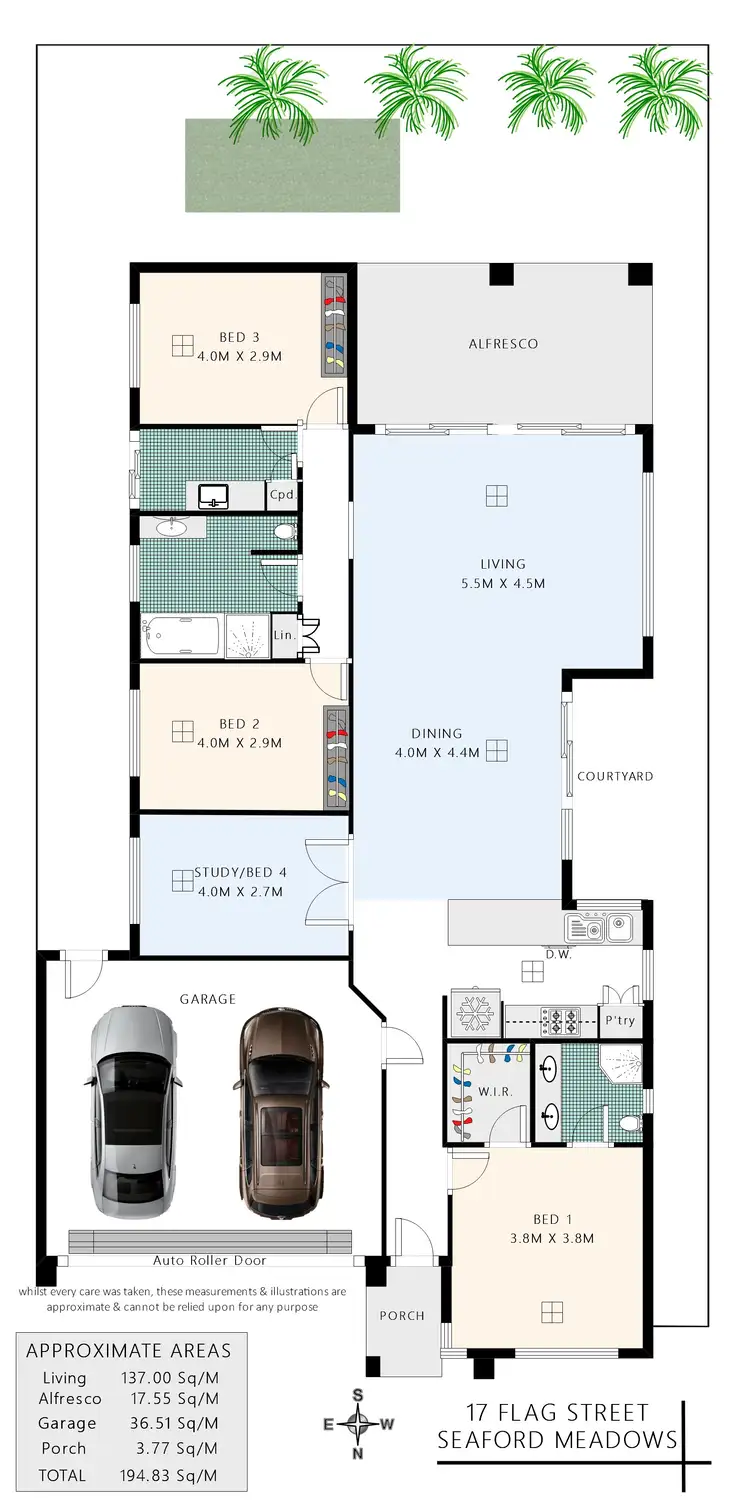 Floorplan of Homely house listing, 17 Flag Street, Seaford Meadows SA 5169