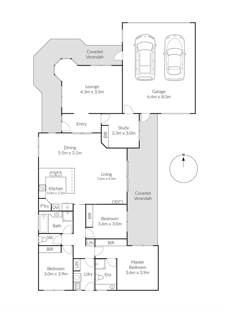 Floorplan of Homely house listing, 17 Brownlow Court, Lara VIC 3212