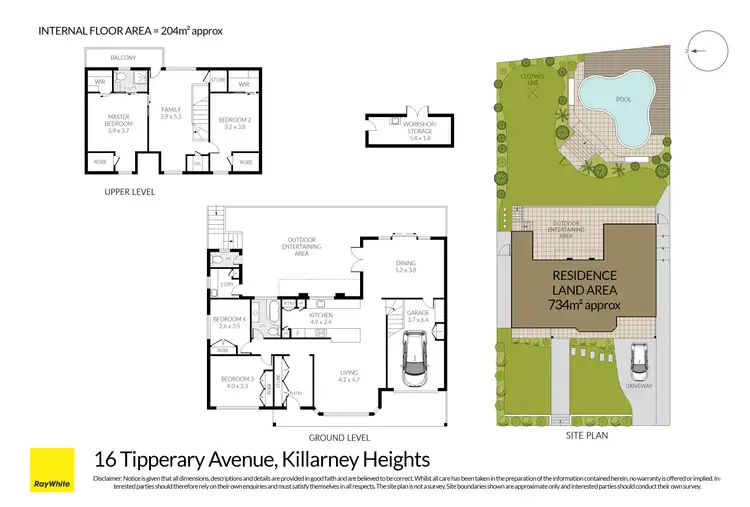 Floorplan of Homely house listing, 16 Tipperary Avenue, Killarney Heights NSW 2087