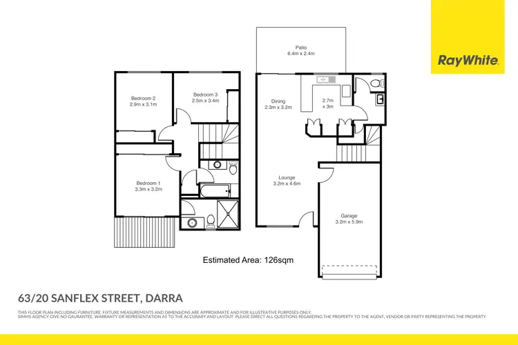 Floorplan of Homely house listing, 63/20 Sanflex Street, Darra QLD 4076