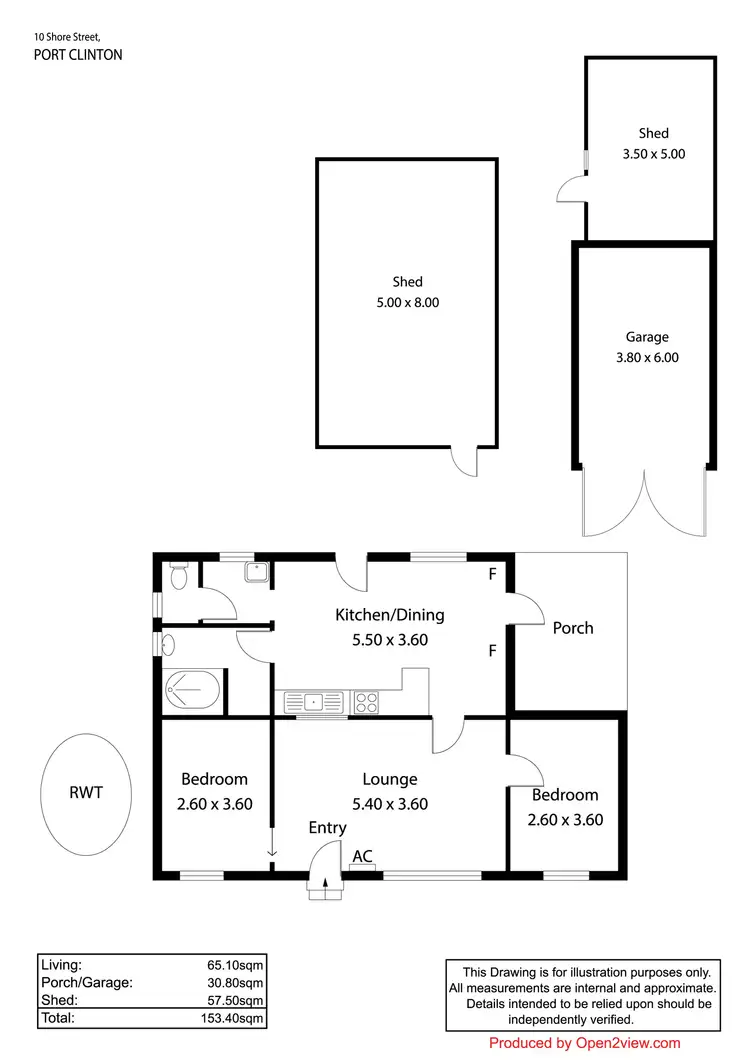 Floorplan of Homely house listing, 10 Emeu Street, Clinton SA 5570