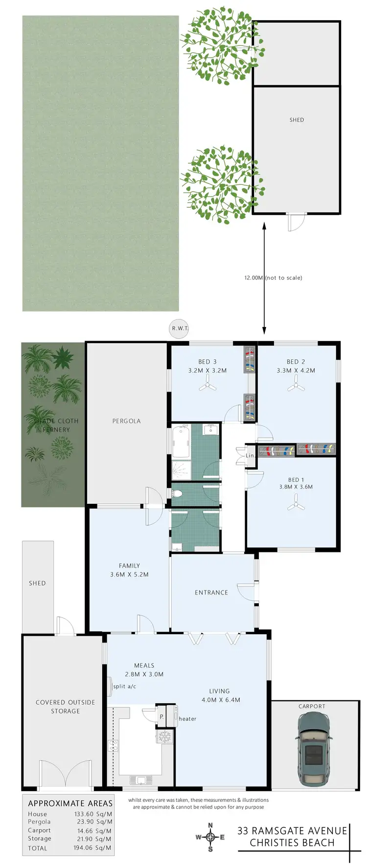 Floorplan of Homely house listing, 33 Ramsgate Avenue, Christies Beach SA 5165
