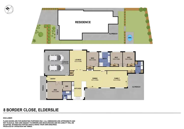 Floorplan of Homely house listing, 8 Border Close, Elderslie NSW 2570