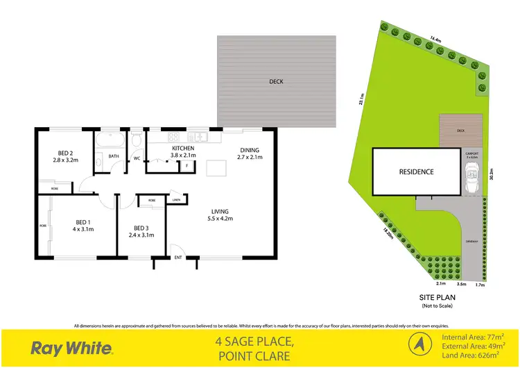 Floorplan of Homely house listing, 4 Sage Place, Point Clare NSW 2250